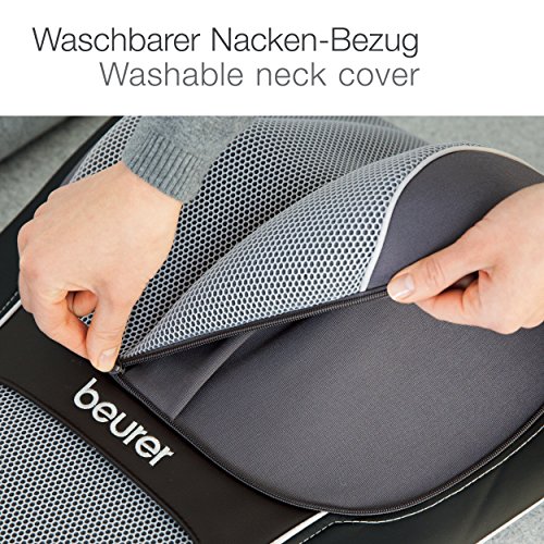 Beurer MG 295 Massagesitzauflage, 4 Shiatsu Massageköpfe, 3 ...